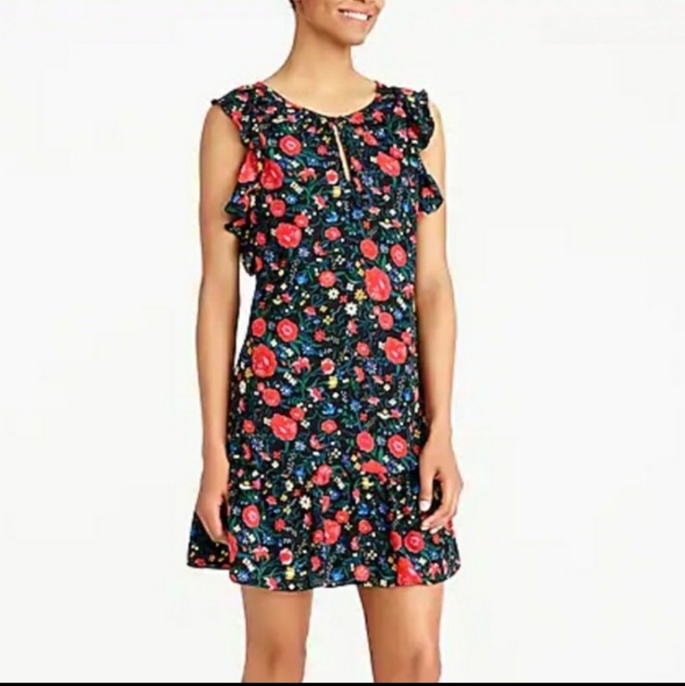 NWT J Crew Flutter Dress SZ S NWT